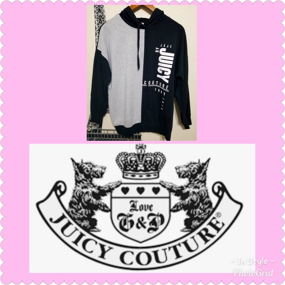 Juicy Couture  blk  medium pull over hoodie